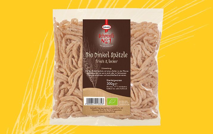 Schmid´s No 1 Frische Bio Dinkel Spätzle 300 g
